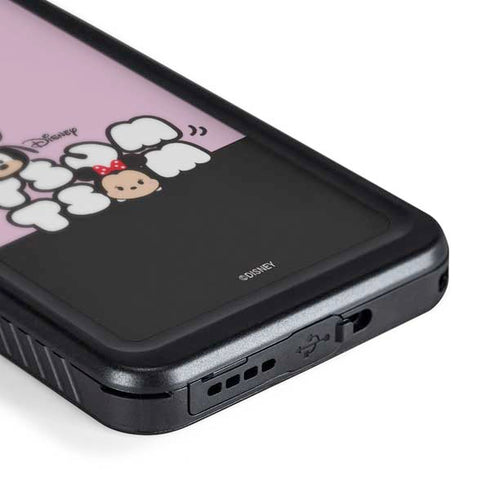 Disney Tsum Tsum Goofy Mickey and Minnie Galaxy S24 Plus Waterproof Case